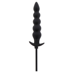 Hidden Desire Plug gonflable Ribbed Advanced 18.5 x 4 cm Noir